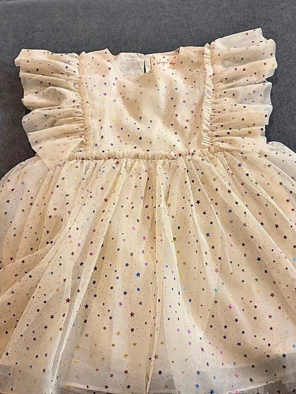 Konges Slojd Star Print Tulle Party Dress